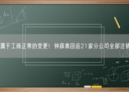 属于工商正常的变更！钟薛高回应21家分公司全部注销