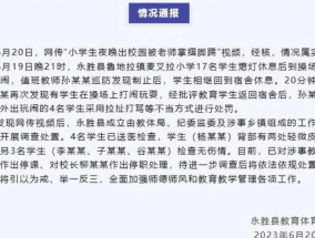 小学生夜晚出校园被老师掌掴脚踢 校长已停职！
